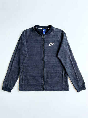 Nike Sportswear Charcoal Knit Bomber Jacket – (M)