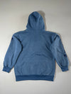 Champion | Blue Heather Sleeve Script Hoodie (M)