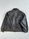 Vintage Buxter Distressed Leather Pilot Bomber Jacket(2Xl/3Xl)