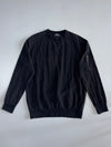 Stone Island Nylon Metal Arm Zip Pocket Crewneck Sweatshirt Black (L)