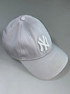 NY Yankees Cap – Grey New Era 9FORTY (Adjustable)