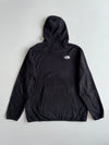 The North Face Fleece Pullover Hoodie with Zip Kangaroo Pocket – Black – (XL)