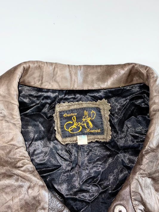 Super Premium Original Oversized Leather Jacket (L)