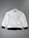 Vintage 90s Kappa White & Black Bomber Jacket (2XL)