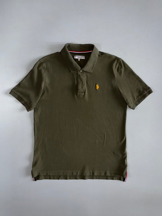 U.S. Polo Assn. Short Sleeve Polo Olive/Khaki (L)