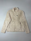 Fila Sherpa Teddy Fleece Zip-Up Jacket – Cream (M)