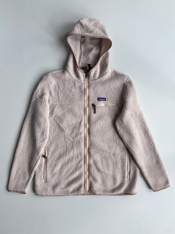 Patagonia Beige Retro-X Sherpa Fleece Hooded Jacket (Size XL)