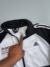 Adidas DV-Sports Fit & Fight Track Jacket | Black White | 3-Stripe | (M/L)