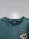Jizo Bosatsu | Japanese Embroidered Longsleeve | Teal Green (M)