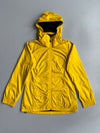 Reebok | Yellow Hooded Rain Jacket | (XS)