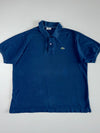 Lacoste Classic Blue Pique Polo Shirt (2XL/3XL)
