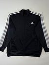 Adidas Classic Black 3-Stripes Track Jacket (XL)