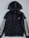 Adidas | 3-Stripe Zip Hoodie Black | (S)