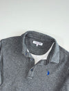 U.S. Polo Assn. Grey Fleece-Lined Long Sleeve Polo (M)