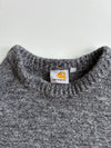 Carhartt Chunky Marled Knit Sweater – Charcoal (XS)