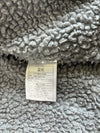 Wen & Chun Beige Sherpa-Lined Work Jacket with Faux Fur Collar (XL)