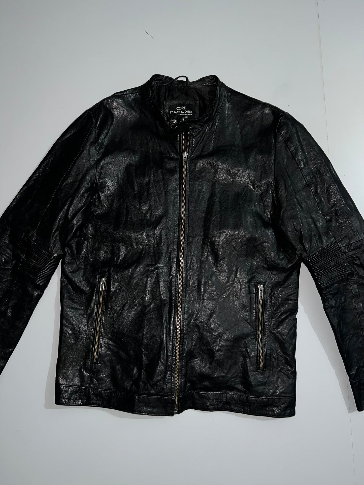 ZJack & Jones Original Leather Jacket (XL)