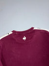 Le Coq Sportif Maroon Taped Logo Sweatshirt (M)