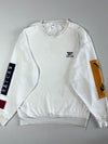 Reebok “RATCRW” Colorblock Crewneck Sweatshirt White (XL)