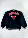 Vintage 90s Chicago Bulls NBA Satin Varsity Bomber Jacket (L)