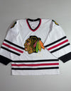 Made in Canada Chicago Blackhawks NHL Hockey Jersey – White (4XL/5XL)