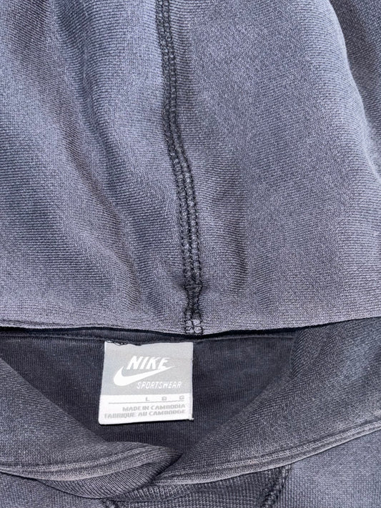 Nike Sportswear Faded Black Pullover Hoodie (L)