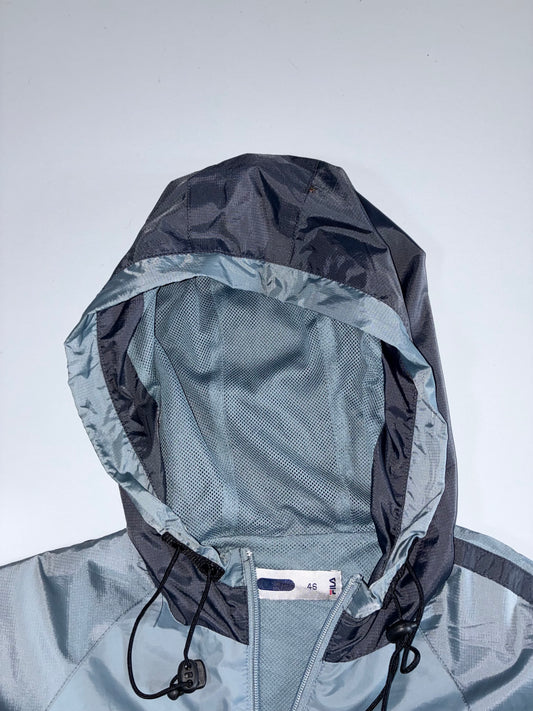Fila | Hooded Windbreaker Jacket | Blue-Grey/Black | 46 (XL)