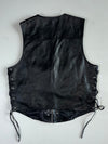 Highway 1 Concho Fringe Leather Vest (M)
