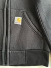 Vintage Carhartt Rugged Outdoor Wear Fleece Lined Zip Hoodie(Xs)