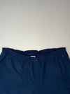 Adidas Vintage 2000s Navy 3-Stripes Woven Shorts (W:36)(L:19)