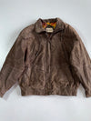 Vintage Premium Original Leather Jacket (Print Inside)(S/M)