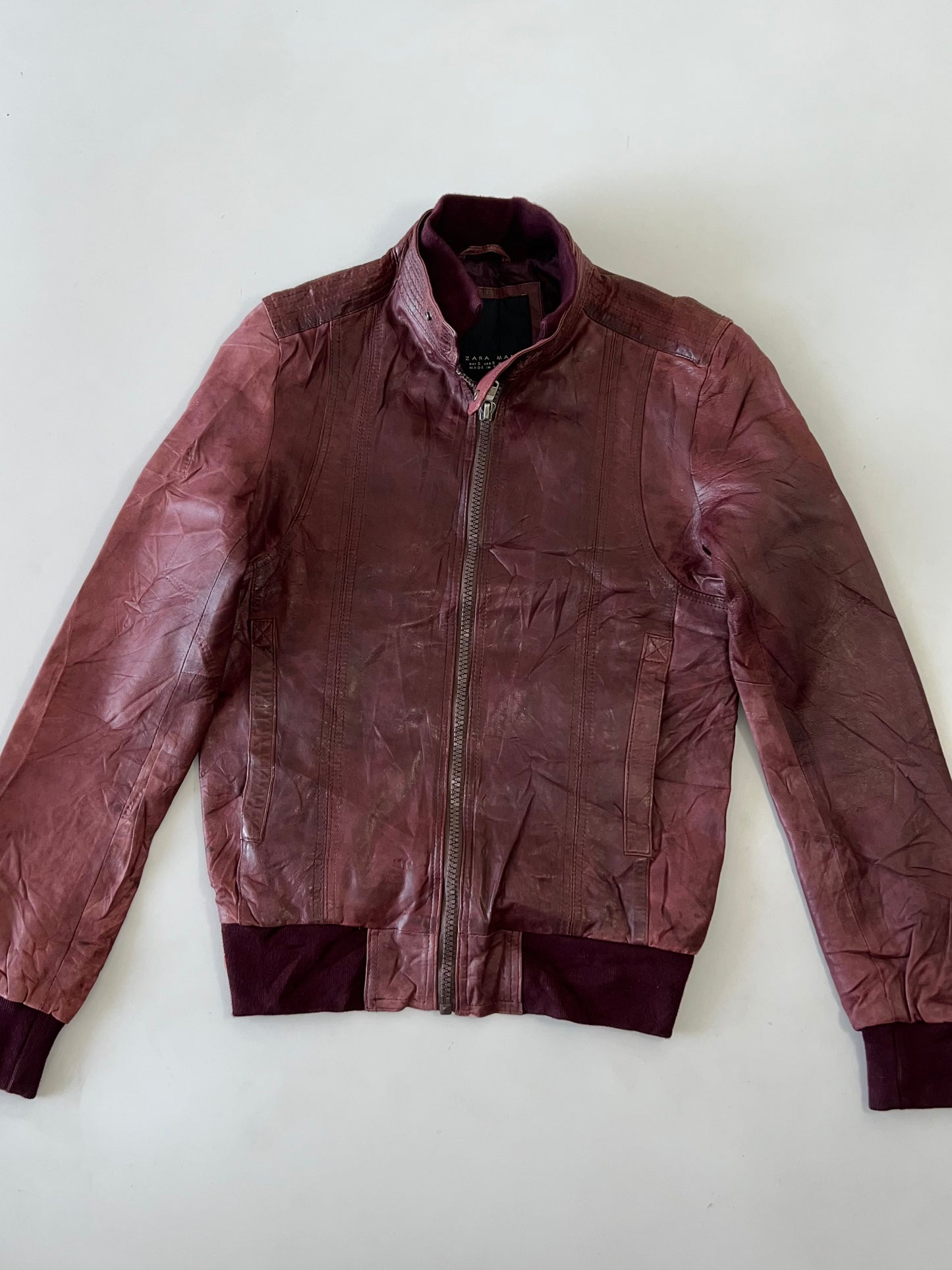 !                               Super Premium Original Leather  Jacket (M)