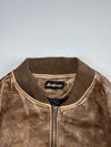 Reakinsse Graffiti Embroidered Bomber Jacket(2XL/3XL)