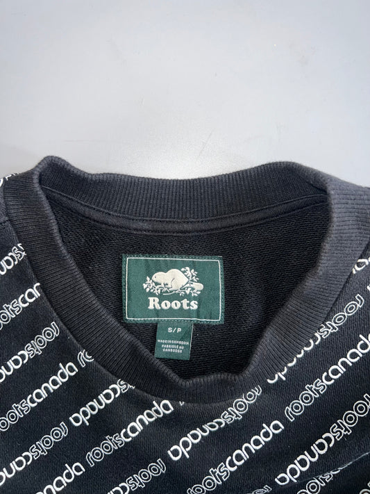 Roots Canada | All-Over Logo Crewneck (M)