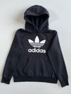 Adidas Trefoil Black Pullover Hoodie(S)
