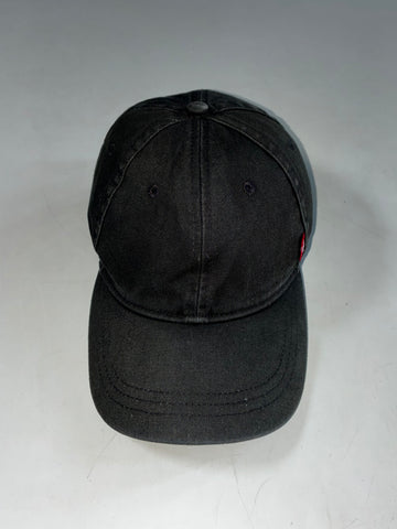 Levi’s Red Tab Washed Black Cotton Cap (Adjustable)