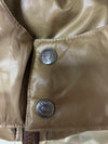 Bobson Jeans Gold Tan Hooded Puffer Jacket  (L/XL) (Detachable Cap)