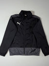 Vintage Puma Black Grey Zip-Up Windbreaker Jacket (S)