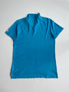 Roots Canada Patchwork Beaver Polo Teal Blue (M)
