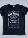 Jack Daniel’s Old No. 7 Tennessee Whiskey Graphic T-Shirt | Black Short Sleeve Gildan Heavy Cotton (M)