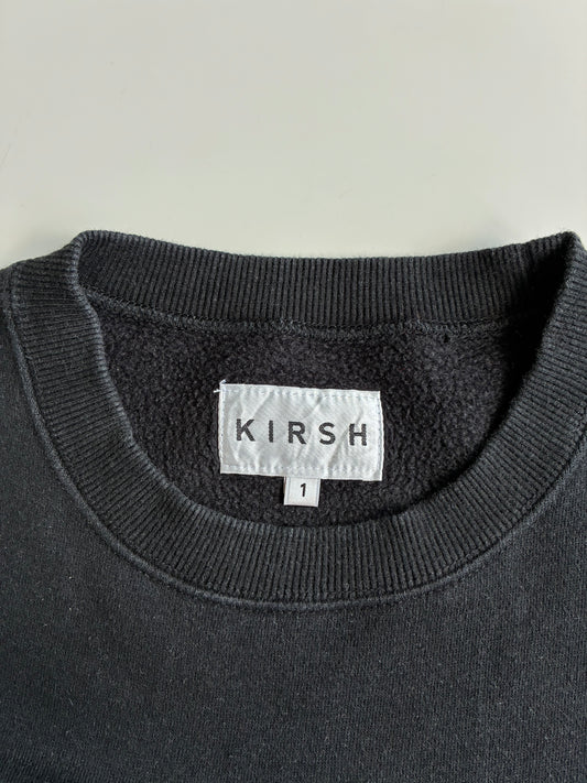 KIRSH Big Cherry Black Crewneck Sweatshirt – Size (L)