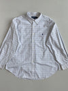 Ralph Lauren Classic Fit Blue Check Button-Down Shirt (3Xl)