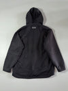 Vintage Adidas Padded Hooded Utility Jacket – Black (M/L)