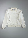 Adidas Originals Trefoil Quarter-Zip Terry Sweatshirt – Cream White (M)