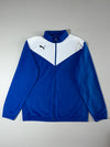 Puma Blue & White Colorblock Track Jacket  (2XL)