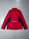 Kappa Colorblock Zip-Up Track Jacket – Red/Black, (S/M)