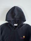 Carhartt WIP Black Script Logo Hoodie (Xl)