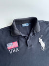 Polo Ralph Lauren Big Pony USA Flag Polo Black (XL)