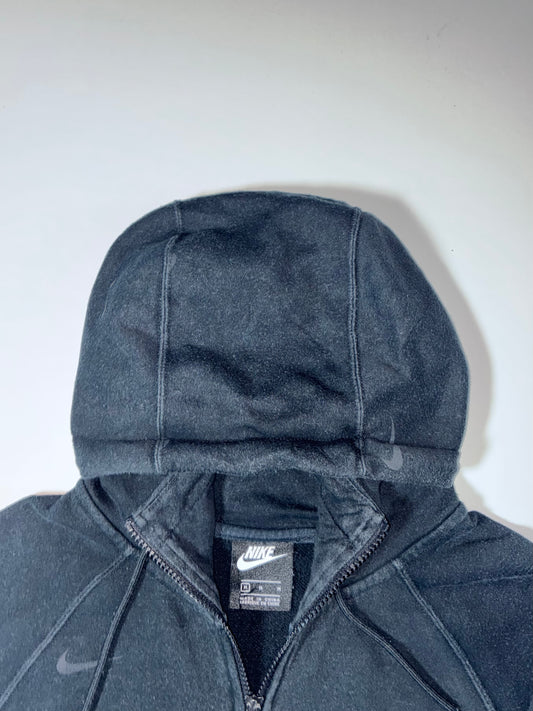 Nike | All-Over Swoosh Full-Zip Hoodie Black (M/L)