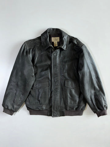 L.L.Bean Goatskin A-2 Leather Jacket (Xl)